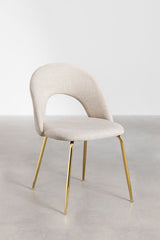 Chaises Glorys - Doré / Tissu Beige