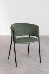Lot de 4 chaises Nalon Vert Kaki ambiance
