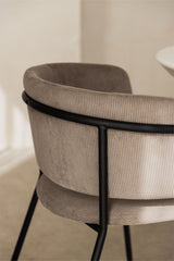Lot de 4 chaises Nalon Gris Taupe Clair ambiance
