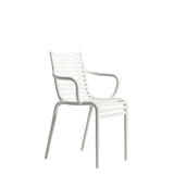Chaise Pip-e avec accoudoirs — White