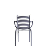 Chaise Pip-e avec accoudoirs — Lavender grey