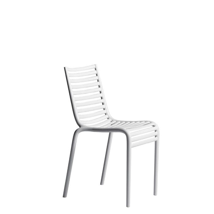 Chaise Pip-e sans accoudoirs — White
