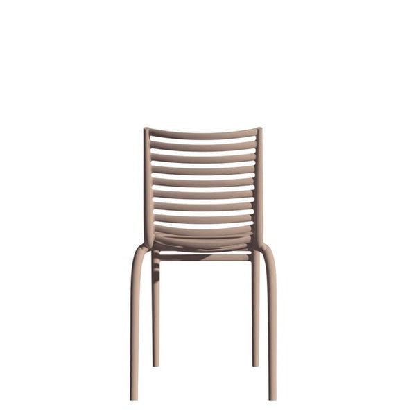 Chaise Pip-e sans accoudoirs — Carnation