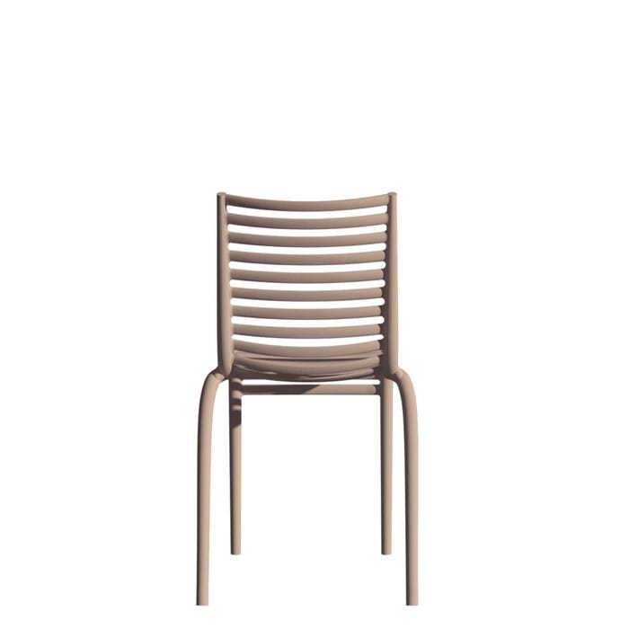 Chaise Pip-e sans accoudoirs — Carnation