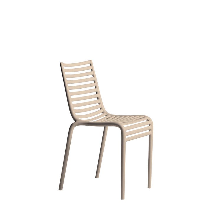 Chaise Pip-e sans accoudoirs — Carnation