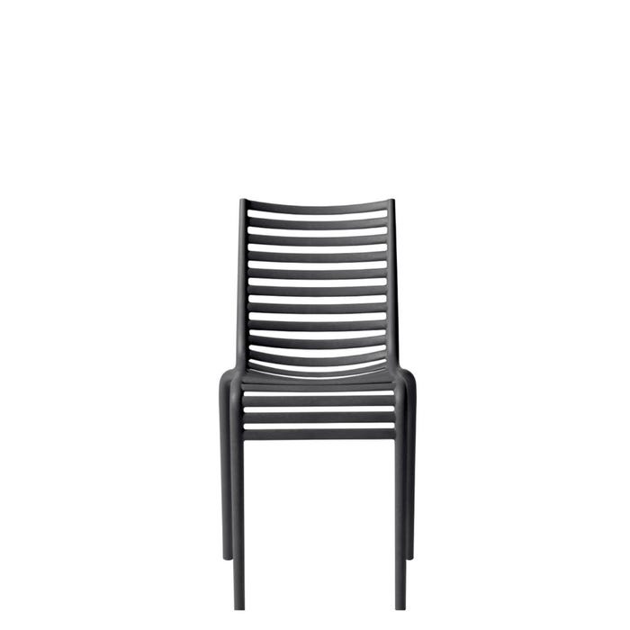 Chaise Pip-e sans accoudoirs — Dark grey