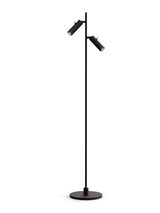 Lampadaire PIPELINE — Double noir