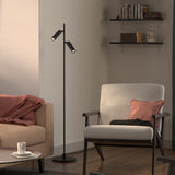 Lampadaire PIPELINE — Double noir