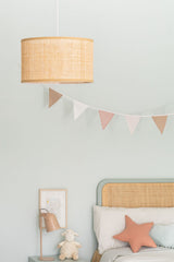 Suspension Ytse Marron Naturel ambiance