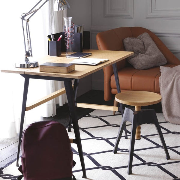 Tabouret Portable atelier — Natural, black