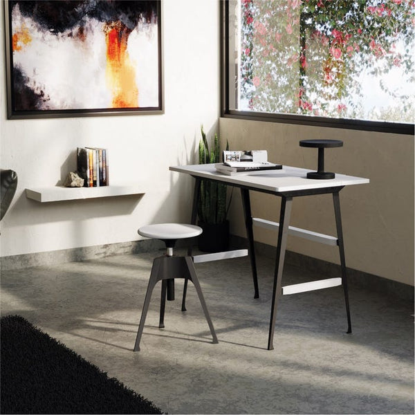 Table haute Portable atelier — Black, white