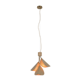 Suspension Lys Forestier, bois naturel 50cm