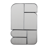 Miroir Glamour brun foncé