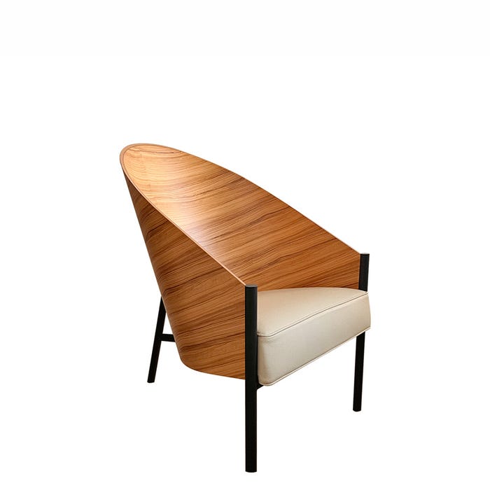 Fauteuil Pratfall — Natural, anthracite, dust