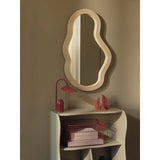 Miroir Pond Rotin ambiance