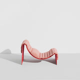 Chaise longue Eclipse - vue de profil, structure aluminium poudré mat anti-UV