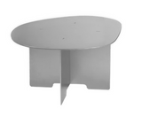 Tables basses 1.0 COLLECTION X — Acier inoxydable