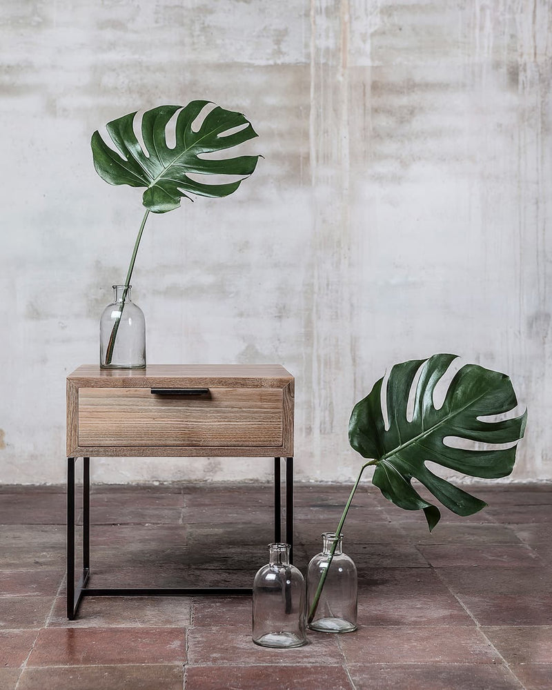 Table de chevet OneTwo — Teck