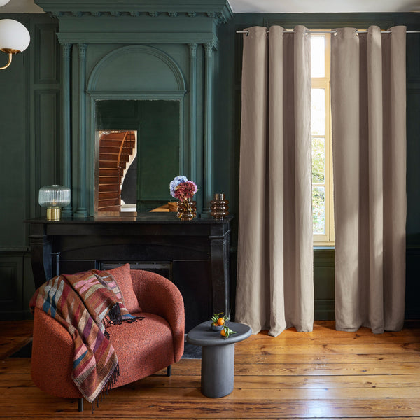 Rideau oeillets doublé occultant — Carlina