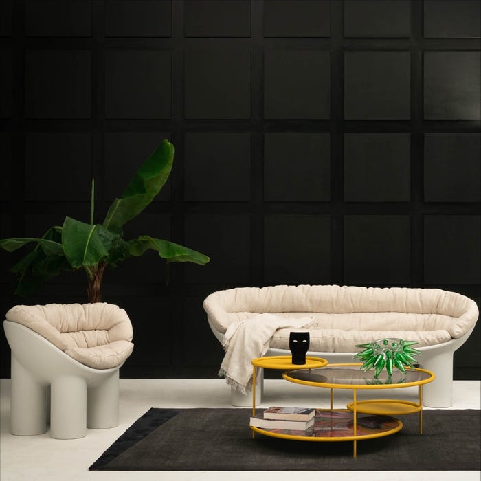 Fauteuil Roly poly — Concrete