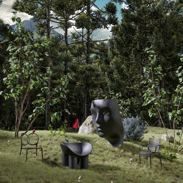 Fauteuil Roly poly — Black (green collection)