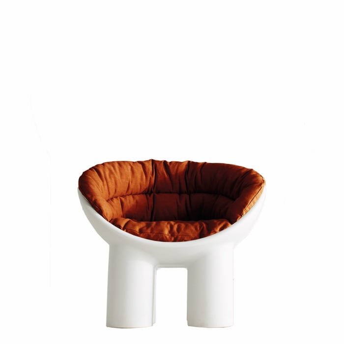 Coussin Cushion roly poly armchair — Orange