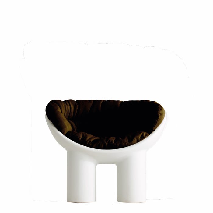 Coussin Cushion roly poly armchair — Dark brown