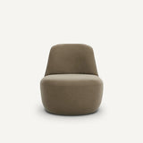 Fauteuil pivotant ROSEBURY Beige Cendré