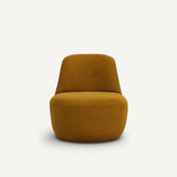 Fauteuil pivotant ROSEBURY Moutarde