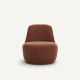 Fauteuil pivotant ROSEBURY Terre cuite