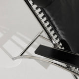 Chaise longue Sandows N°114 - vue de profil avec dossier inclinable 9 positions