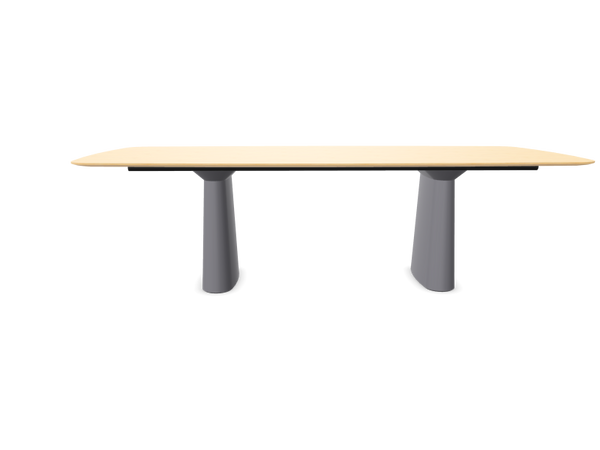 Table Essens - piétement ovale G49 — Plateau chêne 260x120