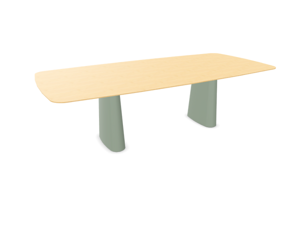 Table Essens - piétement elliptique V74 — Plateau chêne 260x120