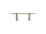 Table Essens - piétement elliptique V74 — Plateau chêne 260x120