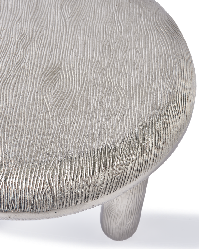 Table d'appoint Thick Disk — Argent
