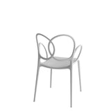 Chaise Sissi avec accoudoirs — White (green collection)