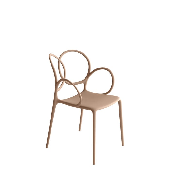 Chaise Sissi avec accoudoirs — Pink