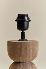 Socle de lampe Diniz manguier 18 cm