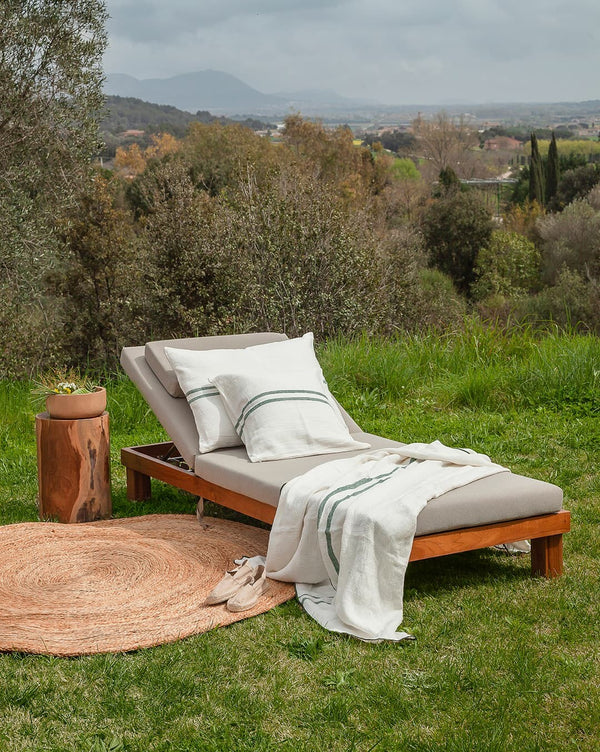 Chaise longue Strauss (matelas) — Oléfine Naturel