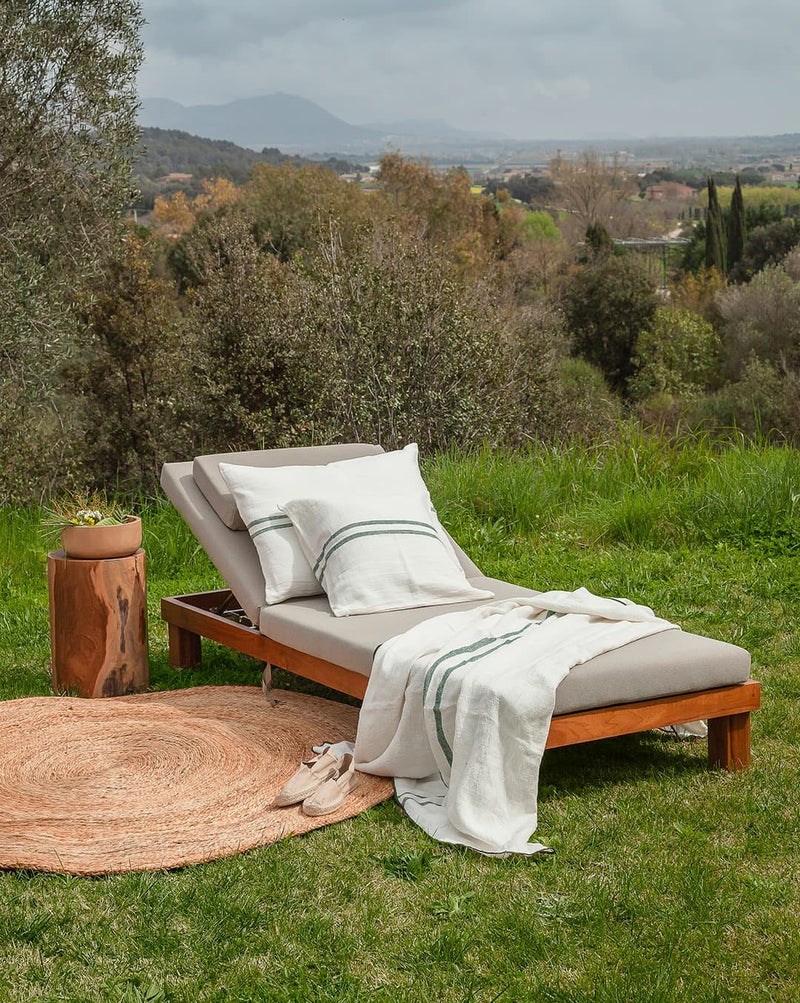 Chaise longue Strauss (matelas) — Oléfine Naturel