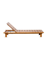 Chaise longue Toprak — Teck