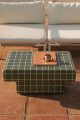 Table basse ELEONOR - Vert éther 100x70