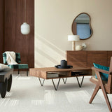 Table basse Metric en noyer massif