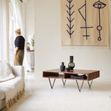 Table basse Metric en palissandre massif