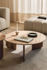 Table basse LAVINIA Travertin ambiance