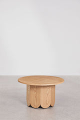 Table basse ronde Ø80 cm en bois Vinesey - vue packshot