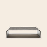 Table basse TALIKA — Métal brossé