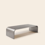 Table basse TALIKA — Métal brossé