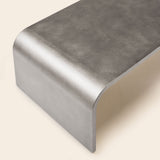 Table basse TALIKA — Métal brossé