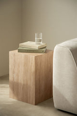 Table d'appoint ALURET Travertin